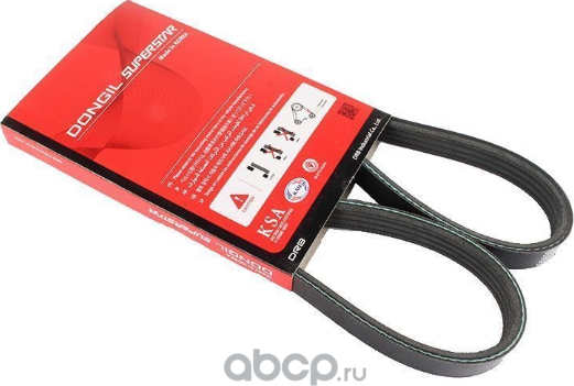 Ремень поликлиновой 6PK 1735 DR5000 EPDM EX (Dongil). Артикул 6pk1735