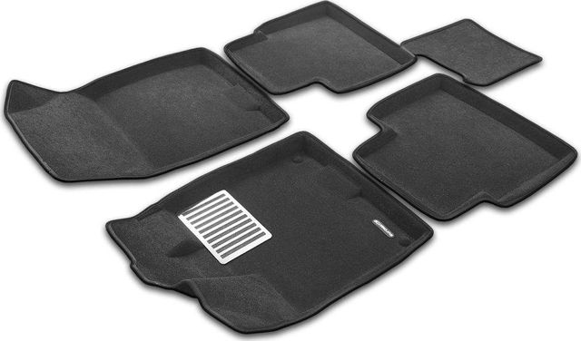 Коврики текстильные Euromat 3D Lux для салона GAC GS4 4WD 2024-2026. Артикул EM3D-001439