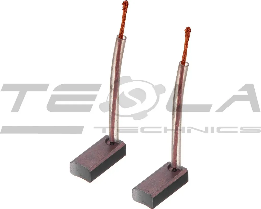 Щетка генератора DAF IVECO MAN SCANIA без пружин (2шт.) TESLA TECHNICS Tesla Technics. Артикул TT53259