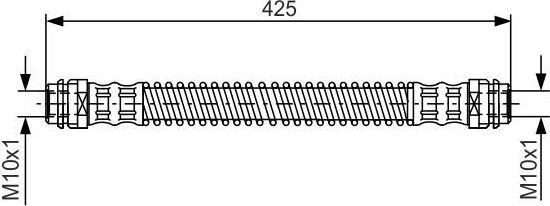 Тормозной шланг Bosch. Артикул 1 987 476 330