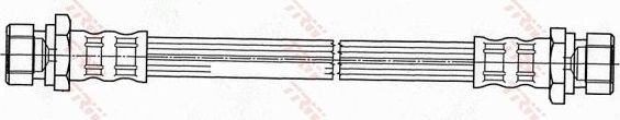 Тормозной шланг TRW. Артикул PHA530