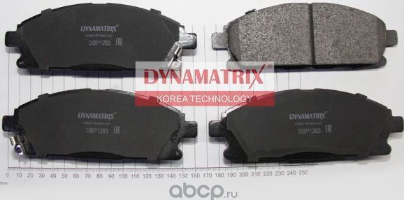 Колодки тормозные дисковые (Dynamatrix-Korea) Dynamatrix-Korea. Артикул DBP1263