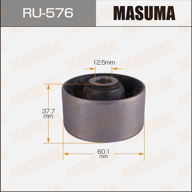Сайлентблок заднего рычага подвески Masuma правый/левый для Mitsubishi Colt IV (CA0) 1993-1995. Артикул RU-576