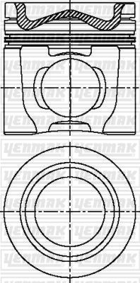 Поршень Yenmak. Артикул 31-04089-000