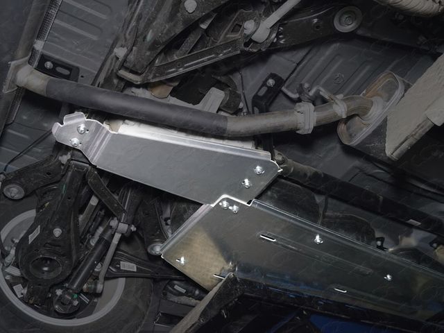 Защита алюминиевая ТСС (4 мм) для заднего дифференциала Geely Atlas 2018-2021. Артикул ZKTCC00382