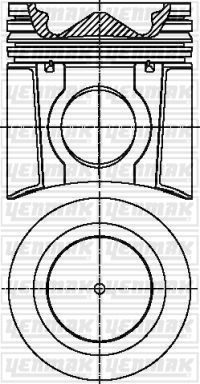 Поршень Yenmak для IVECO Stralis 2002-2011. Артикул 31-04846-000