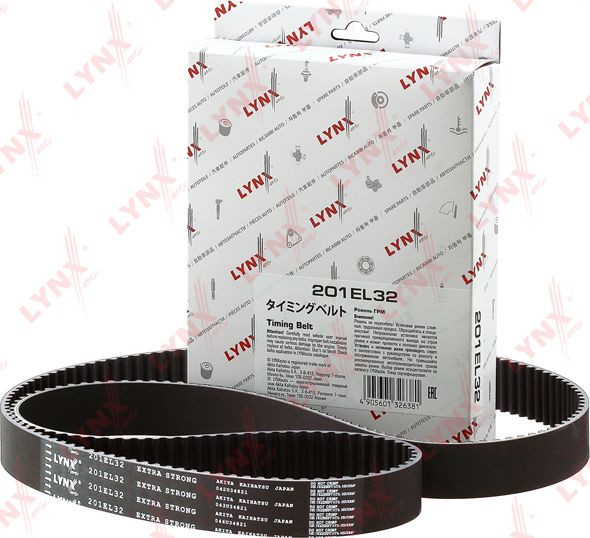 Ремень ГРМ LYNXauto для Hyundai Equus I 1999-2003. Артикул 201EL32