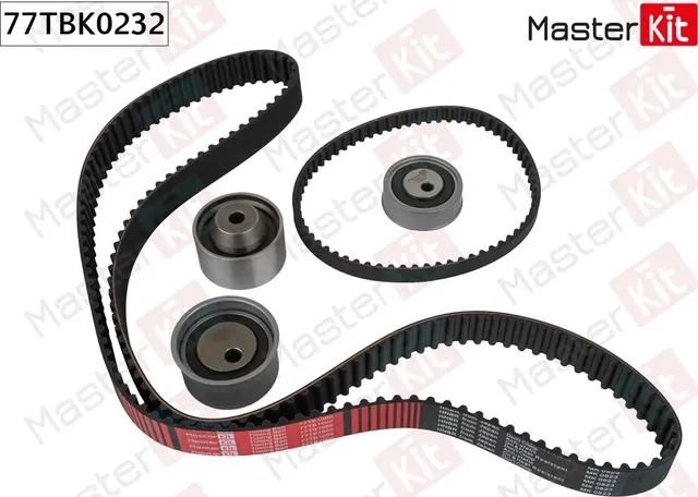 77TBK0232 Комплект ремня ГРМ Mitsubishi OUTLANDER I (CU_W) 2001 - 2008 (Master KIT). Артикул 77tbk0232