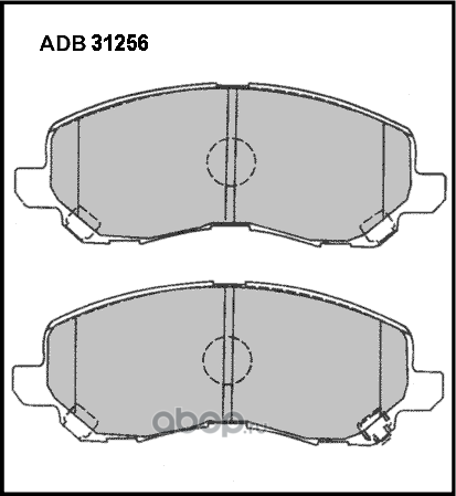 ДЕТАЛЬ | перед | (Allied Nippon). Артикул ADB31256HD