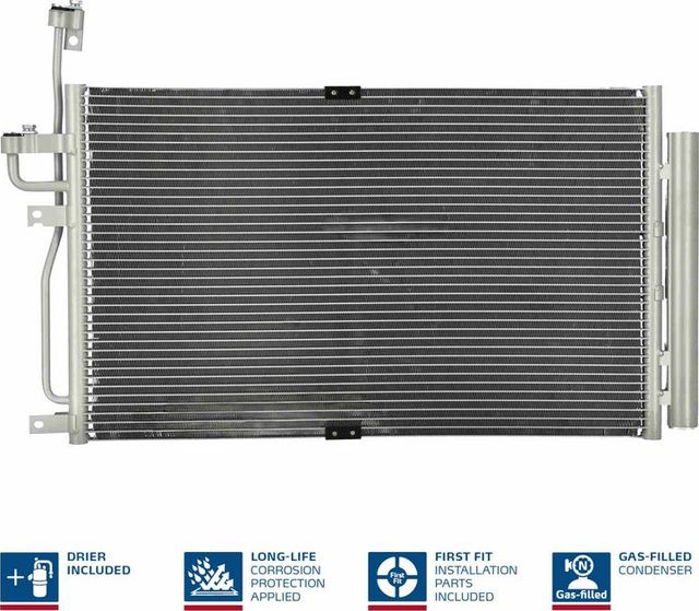 Радиатор кондиционера (конденсатор) Nissens (алюминий) для Opel Antara I 2006-2015. Артикул 94977