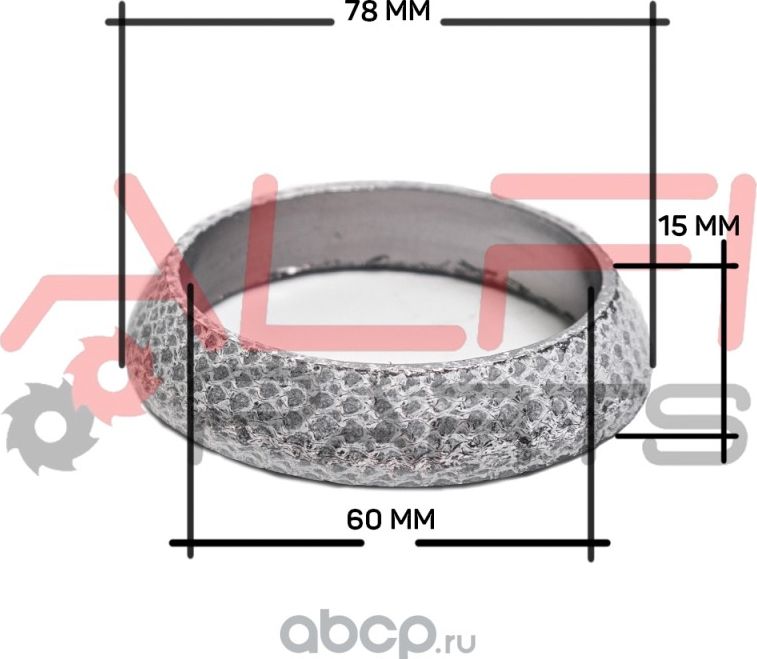 КОЛЬЦО-ПРОКЛАДКА СИСТЕМЫ ВЫХЛОПА (Alfi Parts). Артикул GP1011AQ