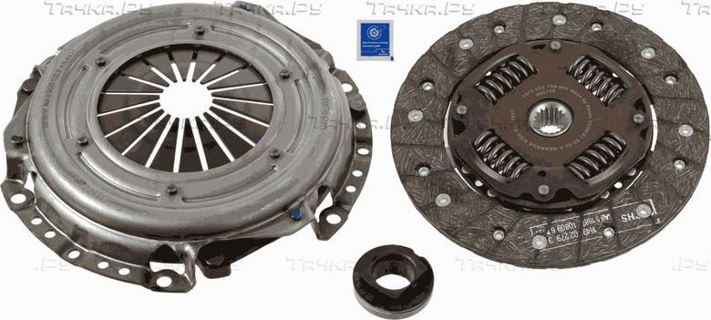 Сцепление (комплект) SACHS для Peugeot 308 I 2008-2014. Артикул 3000 950 028