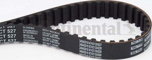 Ремень ГРМ ContiTech для ВАЗ Samara (2108, 2109, 2113, 2114) 1988-2013. Артикул CT527