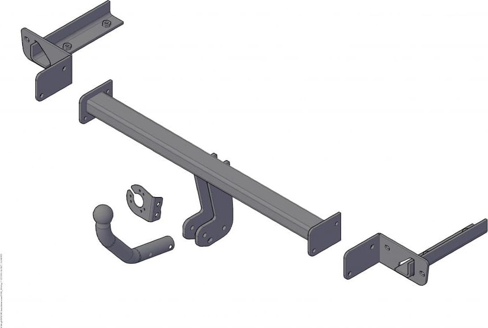 Фаркоп Трейлер для Lada Vesta седан, универсал, SW Cross 2015-2026. Артикул 2180