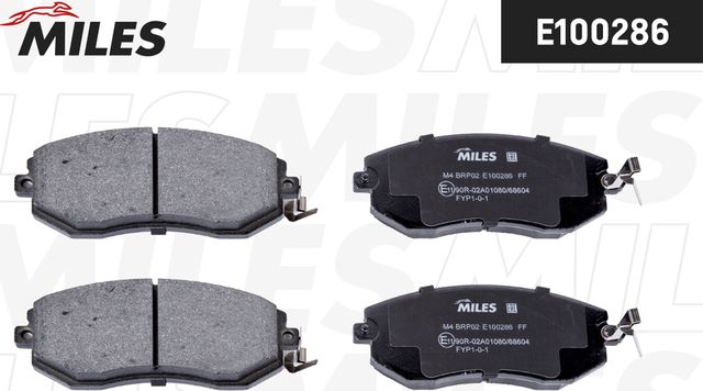 Тормозные колодки Miles (Semi-Metallic). Артикул E100286