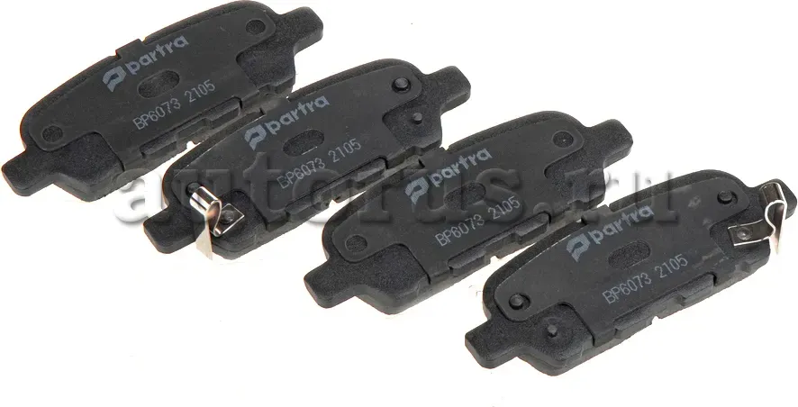 Колодки тормозные дисковые | зад прав/лев | (Partra) Partra. Артикул BP6073