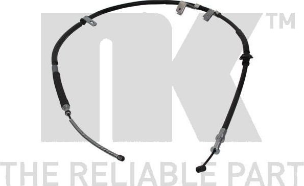 Трос ручника (тросик ручного тормоза) NK. Артикул 904406