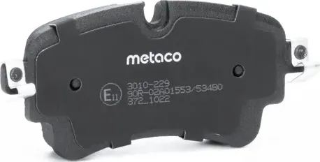 Колодки тормозные задние дисковые к-кт (Metaco) Metaco. Артикул 3010229