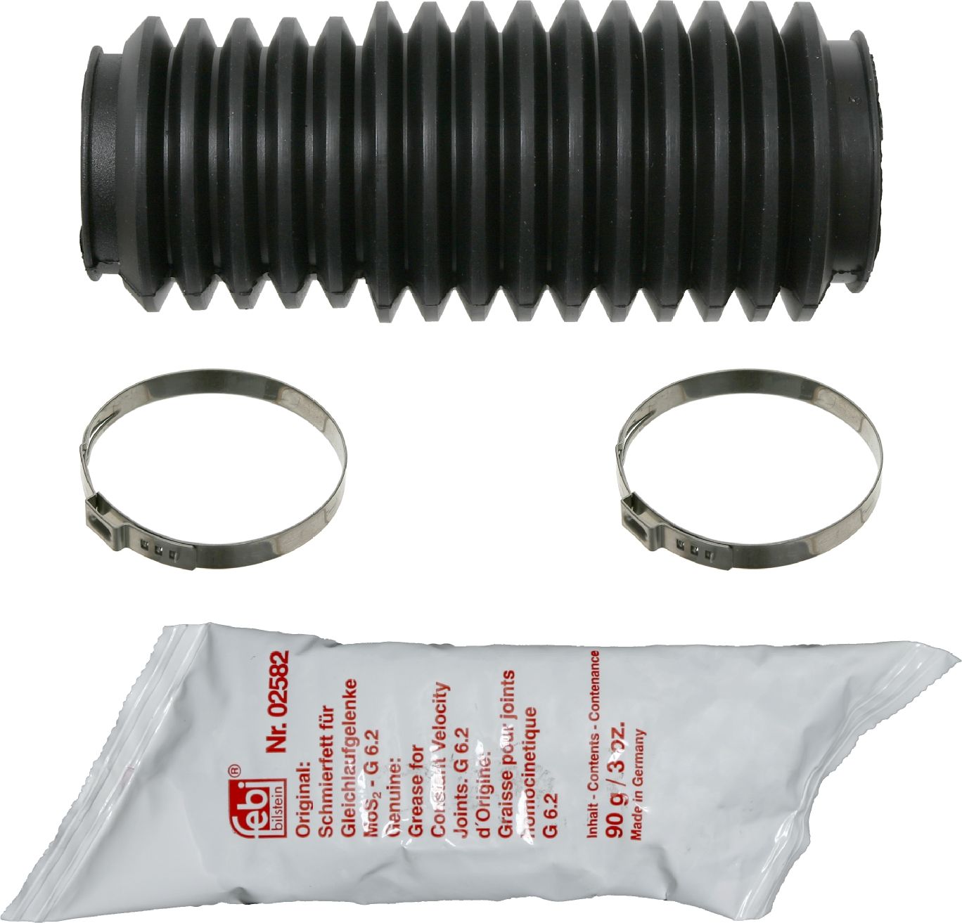 Пыльник рулевой рейки (комплект) Febi Bilstein (резина). Артикул 03321