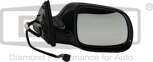 Зеркало боковое DPA правое для Audi Q7 II (4M) 2015-2026. Артикул 88571800702