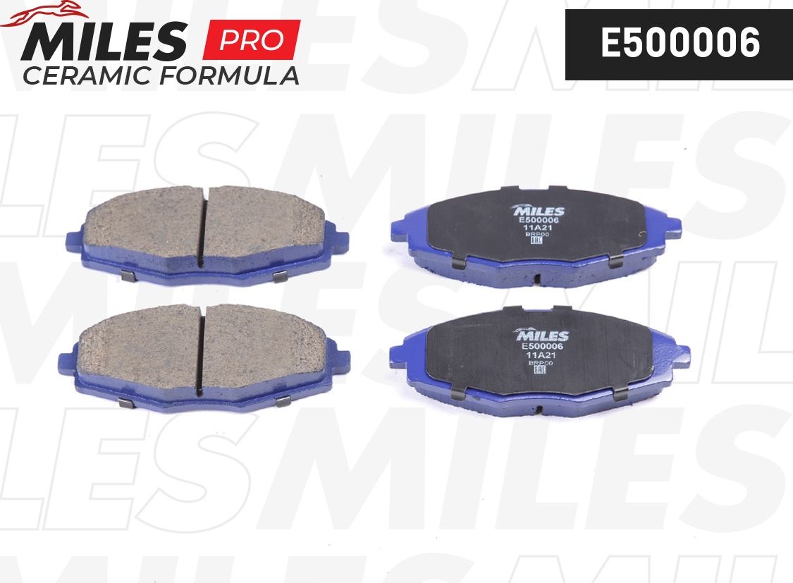 Тормозные колодки Miles (Керамика). Артикул E500006