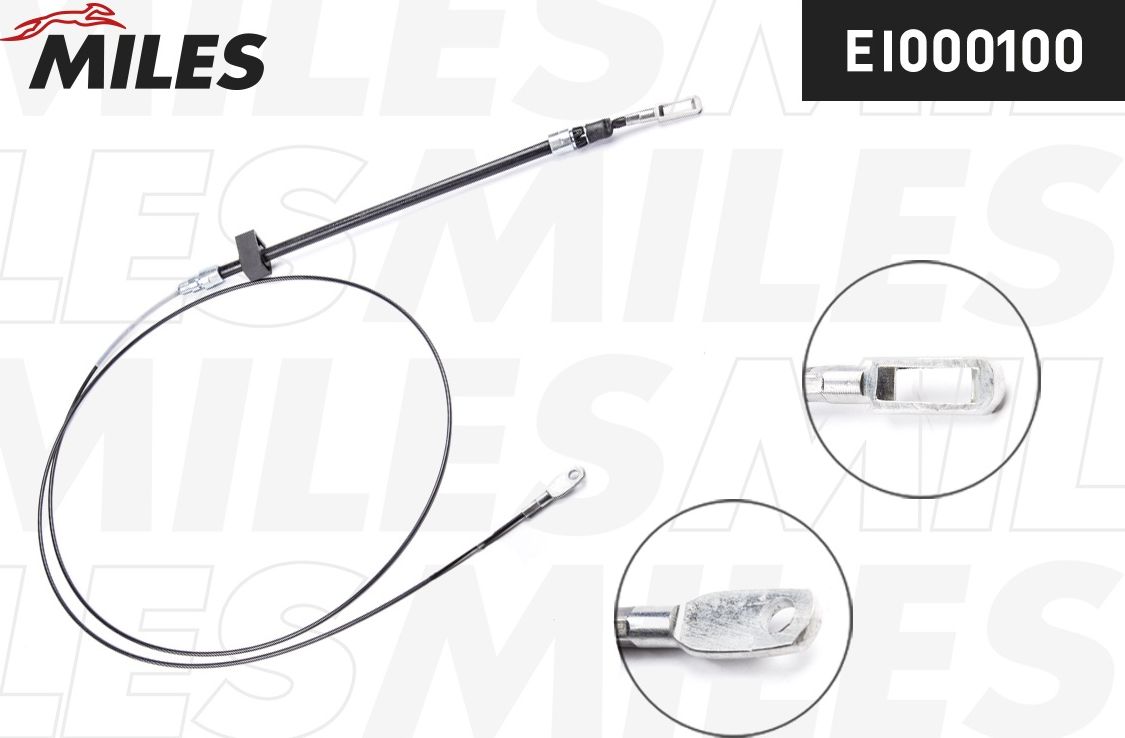 Трос ручника (тросик ручного тормоза) Miles. Артикул EI000100