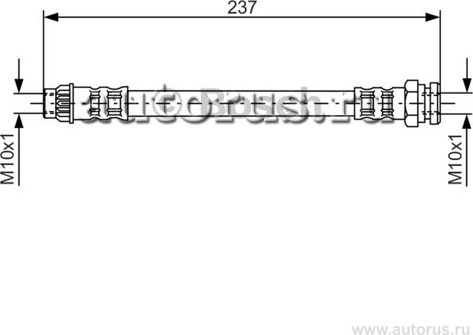 Шланг тормозной (Bosch). Артикул 1987481052