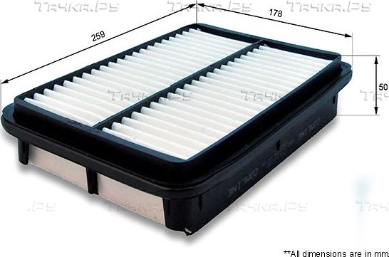 Воздушный фильтр Comline для Hyundai Santa Fe I 2001-2006. Артикул CHY12208