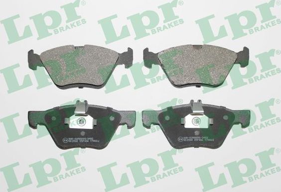 Тормозные колодки LPR передние для Chrysler Crossfire 2003-2008. Артикул 05P406