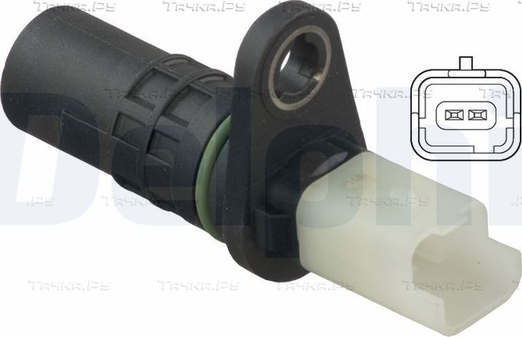 Датчик положения коленвала Delphi для Renault Grand Scenic II 2005-2008. Артикул SS11051