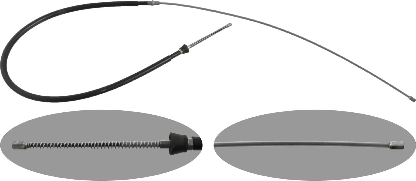 Трос ручника (тросик ручного тормоза) Febi Bilstein. Артикул 48331