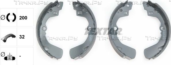 Тормозные колодки Textar задние для Suzuki Swift III 2005-2011. Артикул 91039001