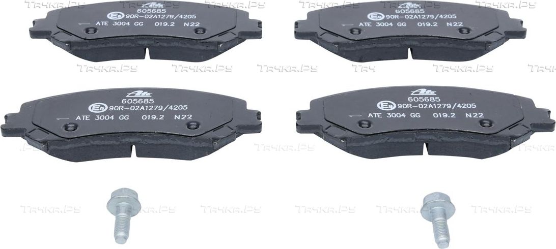 Тормозные колодки ATE передние для Renault Scenic IV 2016-2017. Артикул 13.0460-5685.2