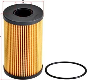 Масляный фильтр Sakura для Jaguar F-Pace 2015-2026. Артикул EO-37010