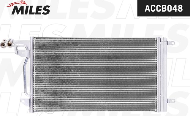 Радиатор кондиционера (конденсатор) Miles для SEAT Ibiza IV 2008-2017. Артикул ACCB048