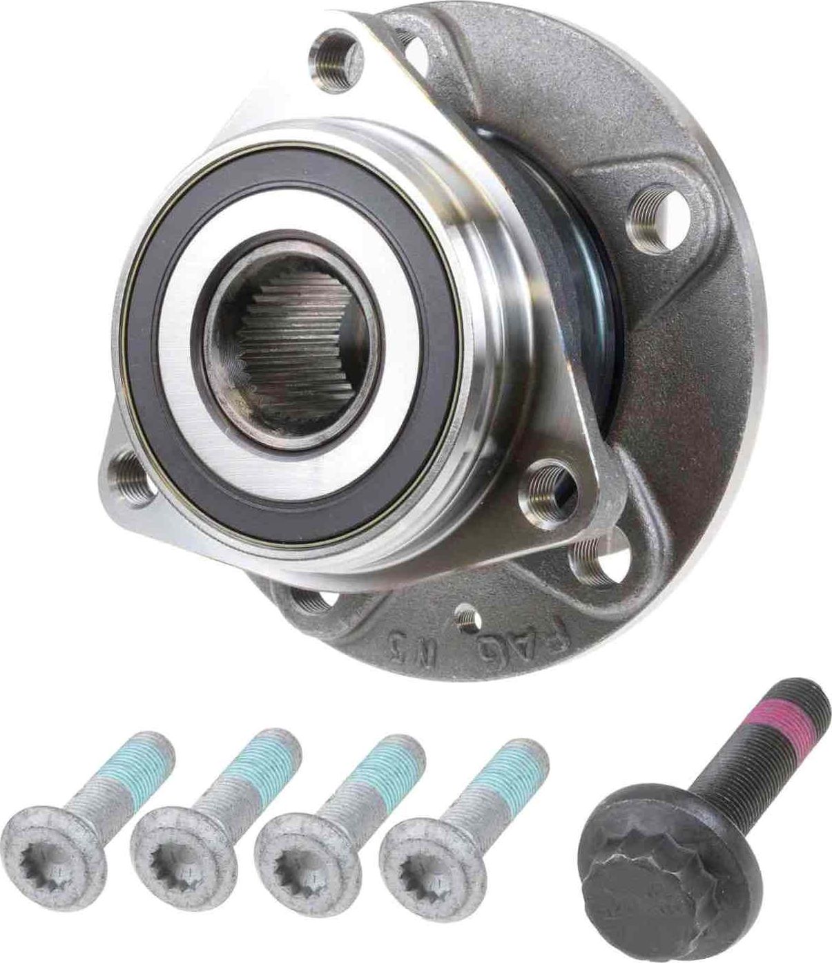 Ступица передняя в сборе L=R AD A3/VW Golf V/VI/Caddy (FAG). Артикул 7136109800