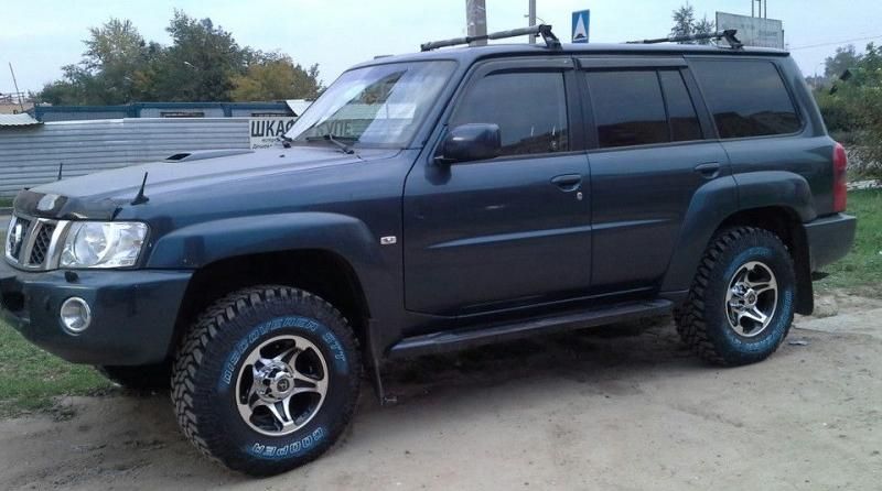 Дефлекторы Cobra Tuning для окон Nissan Patrol Y61 1998-2009. Артикул N10998