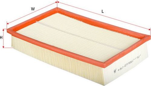 Воздушный фильтр Sakura. Артикул A-2617