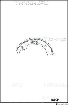 Тормозные колодки MK Kashiyama. Артикул K0041