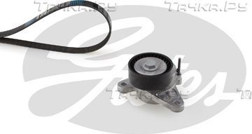 Приводной ремень поликлиновой с роликами (комплект) Gates Micro-V® Kit для SEAT Tarraco I 2018-2026. Артикул K026PK1028