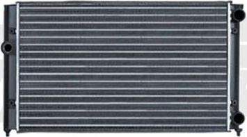 Радиатор охлаждения двигателя Vika для Volkswagen Golf III 1991-1999. Артикул 11210123101