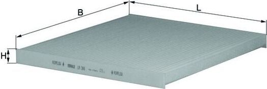 Салонный фильтр Mahle. Артикул LA 306