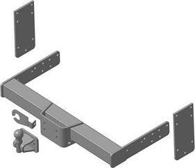 Фаркоп Трейлер для Mercedes-Benz Sprinter W910 (без ступеньки) 2018-2026. Фланцевое крепление. Артикул 9310