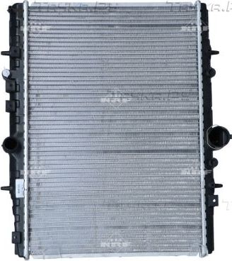 Радиатор охлаждения двигателя NRF (алюминий) для Citroen C5 I 2001-2004. Артикул 58352