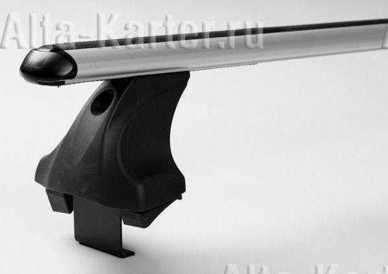 Багажник на крышу Атлант на интегрированные рейлинги для Ford EcoSport II 2014-2025 (Аэродинамические дуги). Артикул 7023+7001+8827