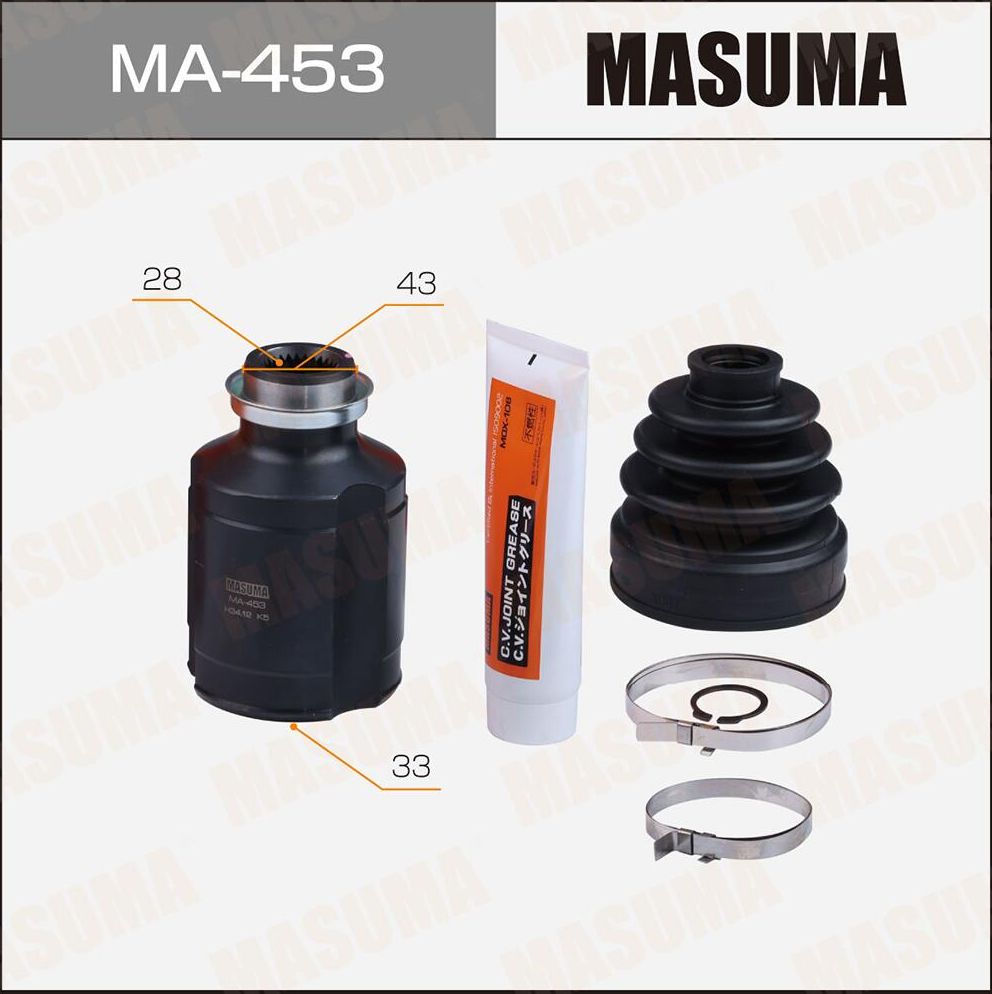 Шрус внутренний (граната) Masuma. Артикул MA-453