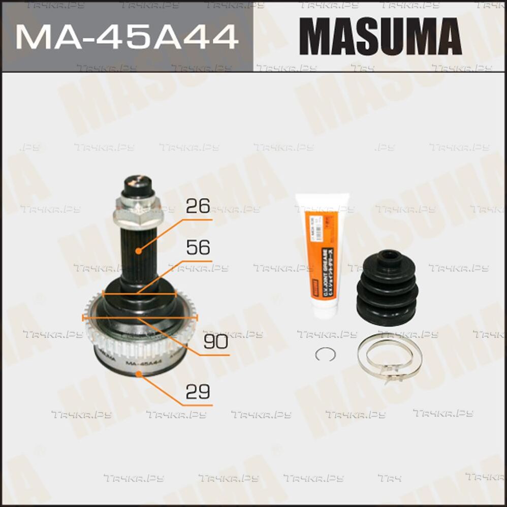 Шрус наружный (граната) Masuma передний для Mazda Premacy I (CP) 1999-2005. Артикул MA-45A44