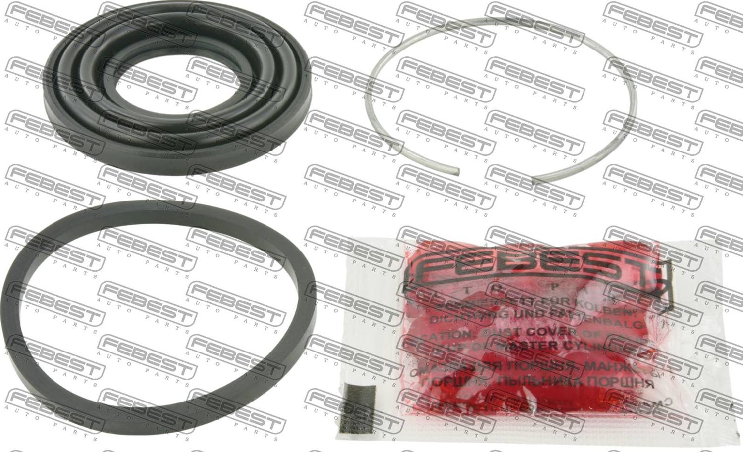 Ремкомплект тормозного суппорта Febest. Артикул 2075-SEBR