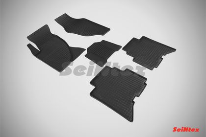 Коврики резиновые Seintex с узором сетка для салона Great Wall Hover H5 TDA 2010-2024. Артикул 85651