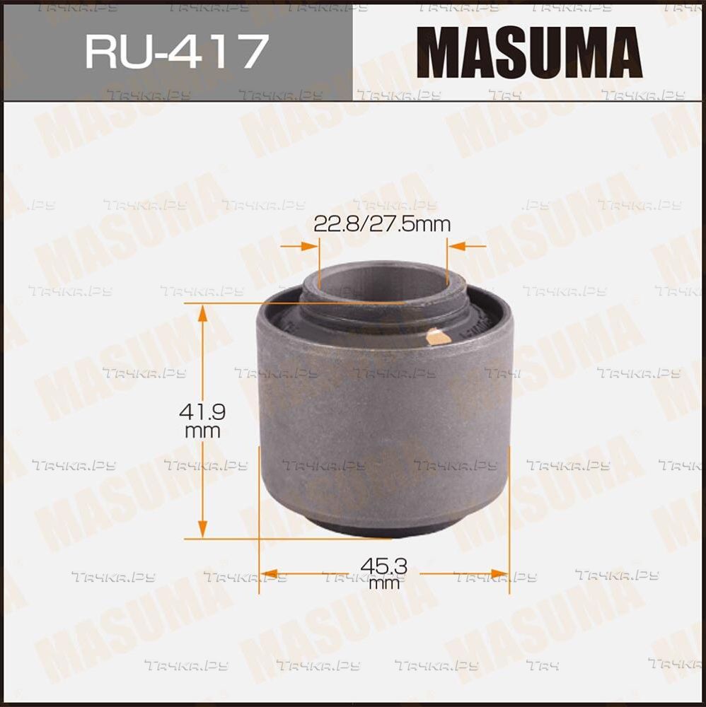 Сайлентблок заднего рычага подвески Masuma. Артикул RU-417